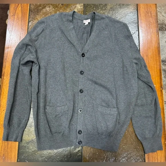 Merona Large Grey Cardigan - Picture 1 of 3